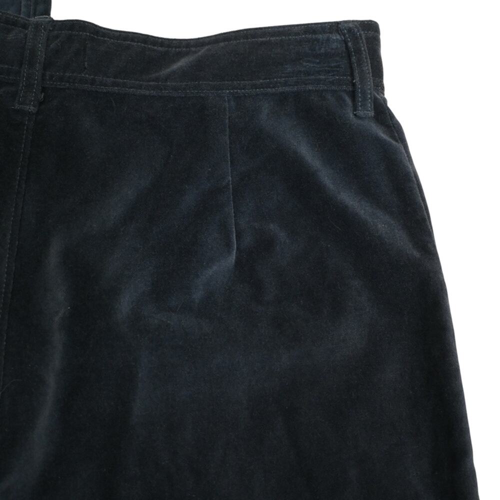 FRYE Womens 27 Camber Wide Leg Crop Velvet Pant in Midnight Blue - Picture 8 of 12